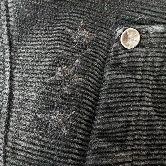 VTG Diesel Pants Women's Size 4/27 Black Corduroy Y2K Straight Preppy - Picture 12 of 15